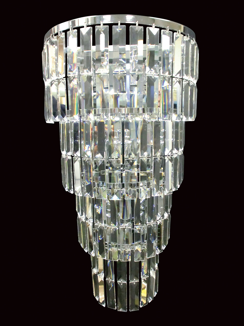 Impex Lighting Padua 5-Light Chrome Crystal Wall Light