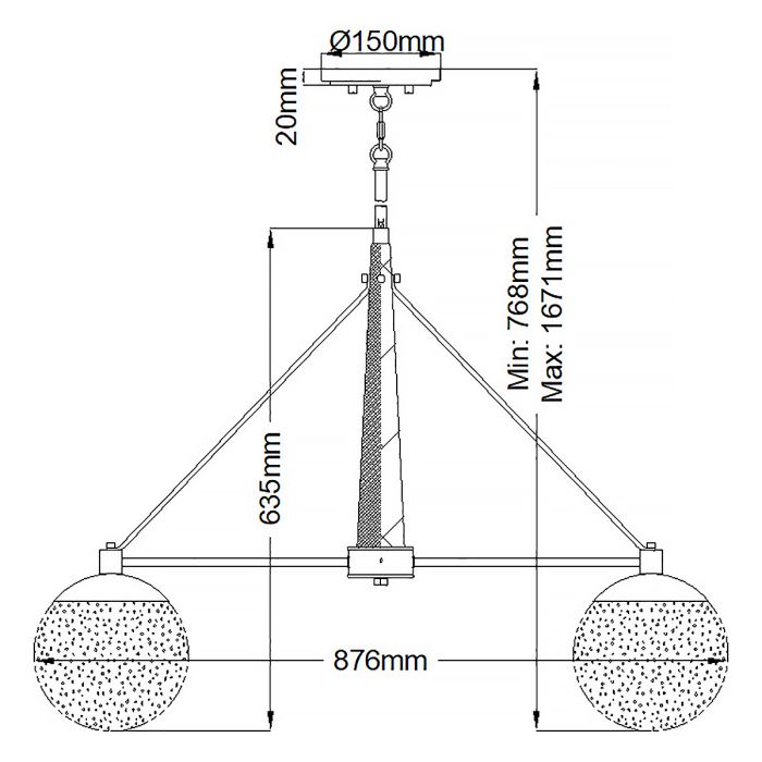 Kichler Marilyn 6-Light Polished Nickel Globe Chandelier