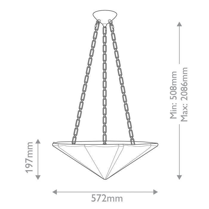 Alora Martine 3-Light Antique White Modern Pendant Chandelier