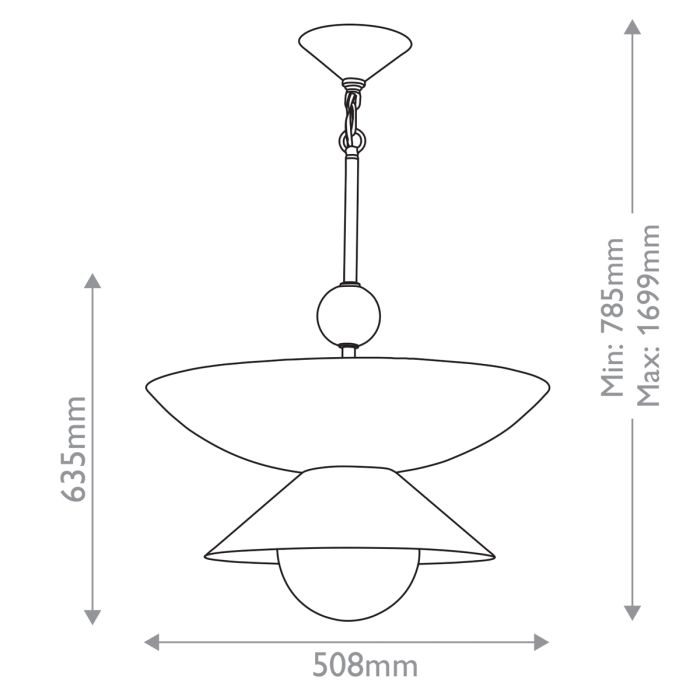 Quintiesse Saucer 4-Light Aged Brass Modern Pendant Chandelier