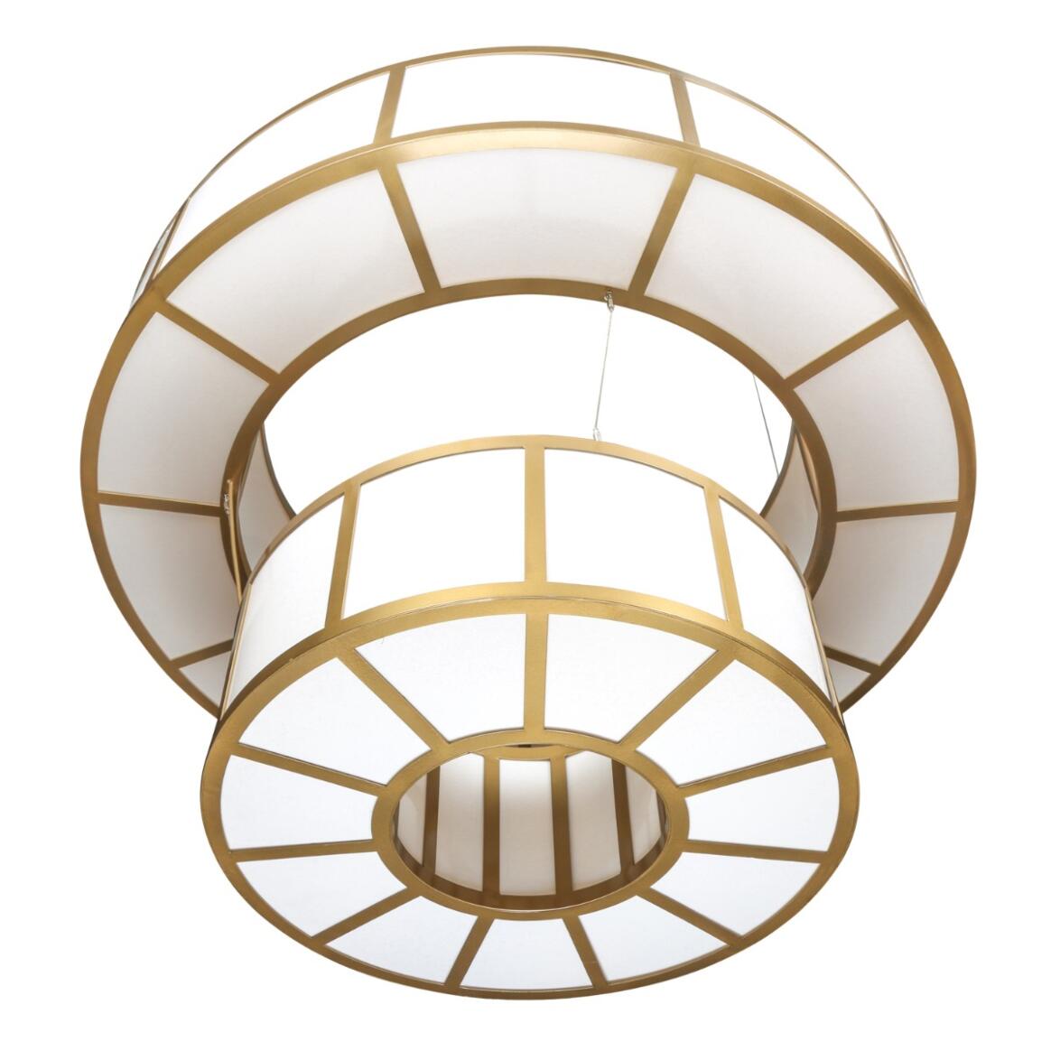 Mullan Lighting Santa Fe 24-Light Powder-Coated Bronze Large Two Ring Chandelier