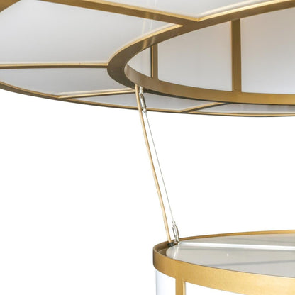 Mullan Lighting Santa Fe 36-Light Powder-Coated Bronze Large Three Ring Chandelier