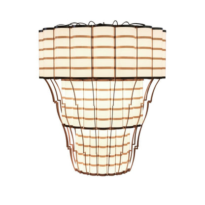 Mullan Lighting Saint-Denis 38-Light Powder-Coated Bronze Large Three-Tier Drum Chandelier
