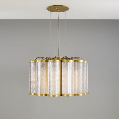 Mullan Lighting Ashford 20-Light Neo-Victorian Powder-Coated Finish Drum Chandelier