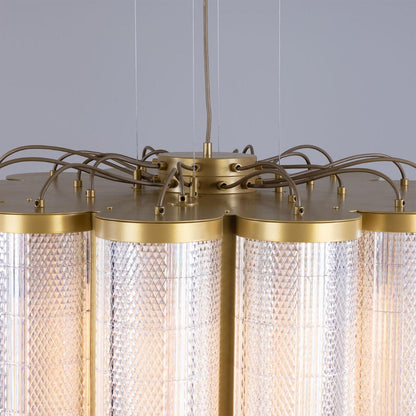 Mullan Lighting Ashford 20-Light Neo-Victorian Powder-Coated Finish Drum Chandelier