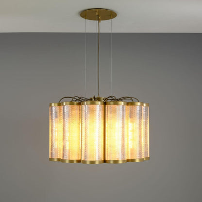 Mullan Lighting Ashford 20-Light Neo-Victorian Powder-Coated Finish Drum Chandelier