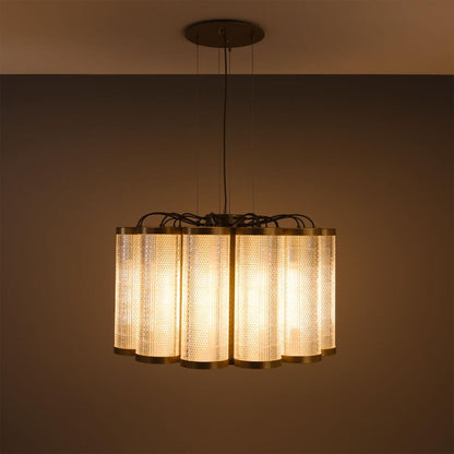 Mullan Lighting Ashford 20-Light Neo-Victorian Powder-Coated Finish Drum Chandelier