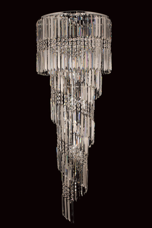 Impex Lighting Toronto 14-Light Clear Crystal Chrome Chandelier