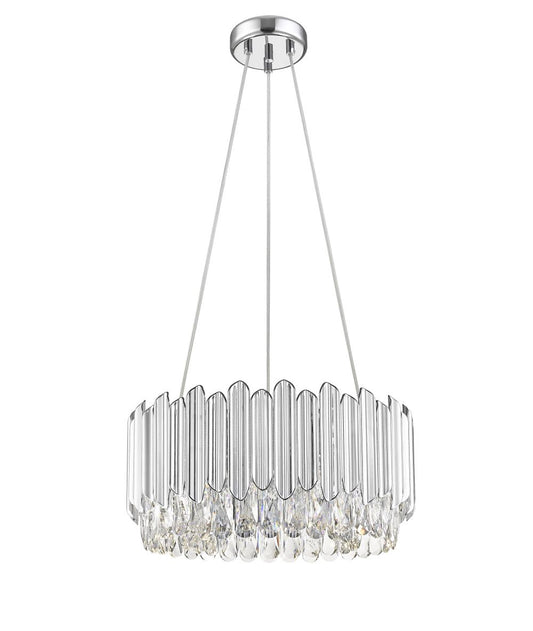 Impex Lighting Grenada 5-Light Crystal Chrome Chandelier
