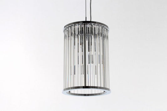 Impex Lighting Oklahoma 4-Light Chrome Lantern Chandelier