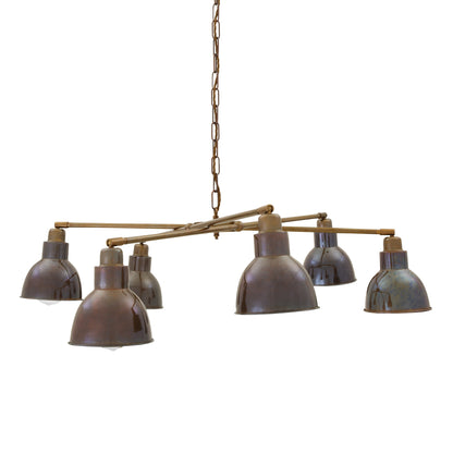 Mullan Lighting Bridgetown 6-Light Modern Brass Chandelier