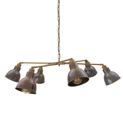 Mullan Lighting Bridgetown 6-Light Modern Brass Chandelier