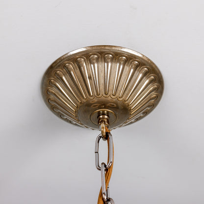 Mullan Lighting Clones 5-Light Schoolhouse Brass Chandelier