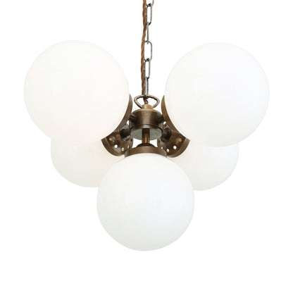 Mullan Lighting Yaoundé 5-Light Brass Globe Chandelier