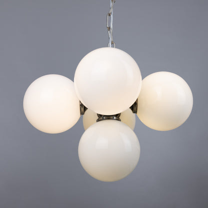 Mullan Lighting Yaoundé 5-Light Brass Globe Chandelier