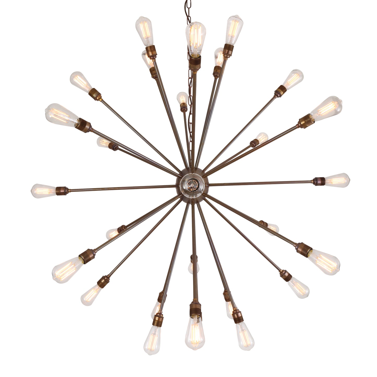 Mullan Lighting Nagano 29-Light Brass Sputnik Chandelier