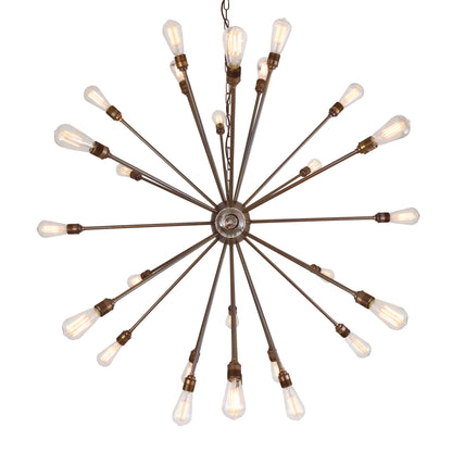 Mullan Lighting Nagano 29-Light Brass Sputnik Chandelier