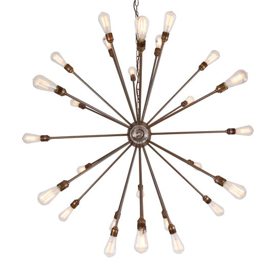 Mullan Lighting Nagano 29-Light Brass Sputnik Chandelier