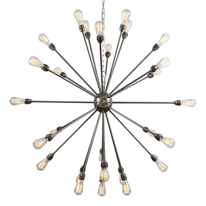Mullan Lighting Nagano 29-Light Brass Sputnik Chandelier