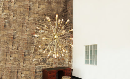 Mullan Lighting Nagano 29-Light Brass Sputnik Chandelier