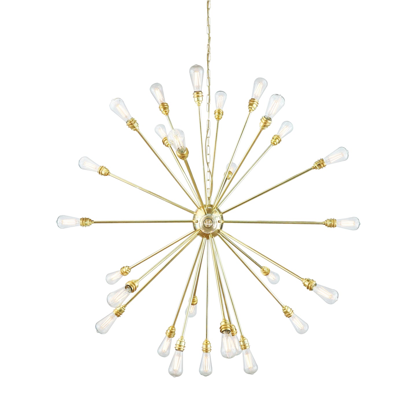 Mullan Lighting Nagano 29-Light Brass Sputnik Chandelier