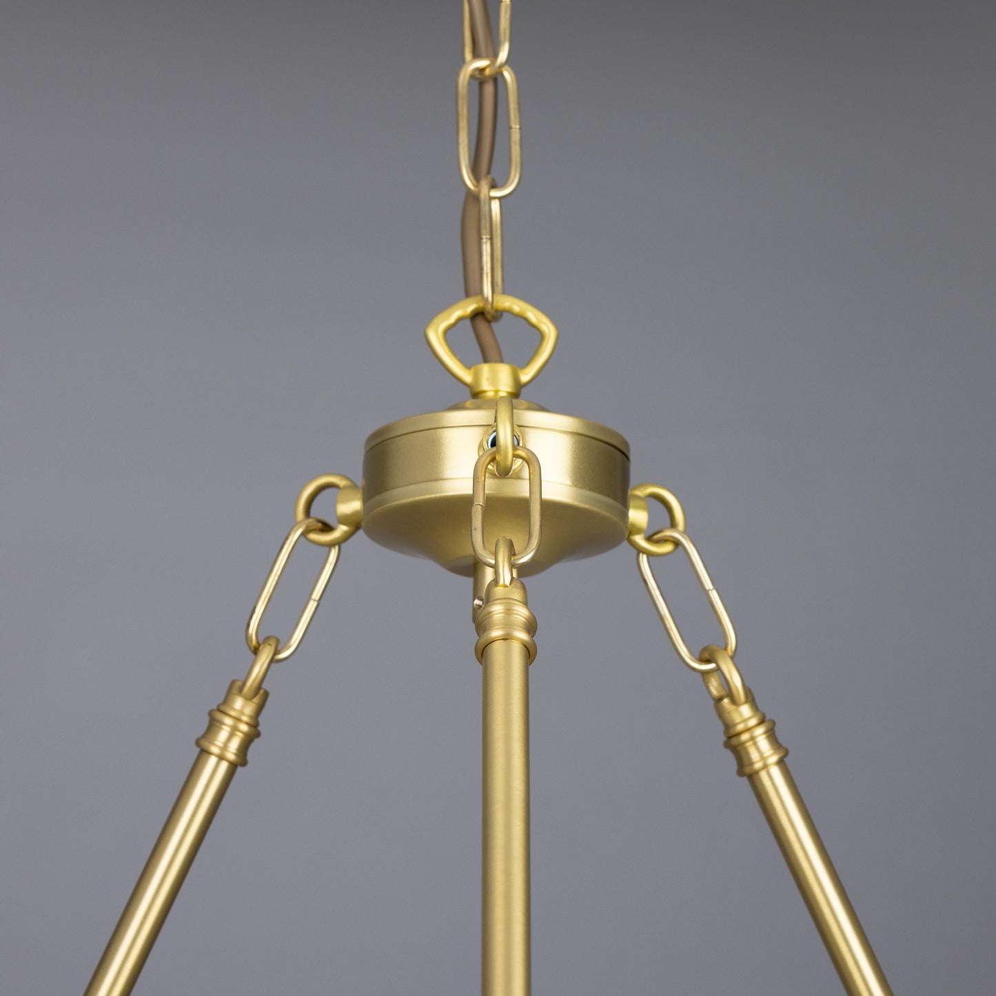 Mullan Lighting Duleek 8-Light Brass Chandelier