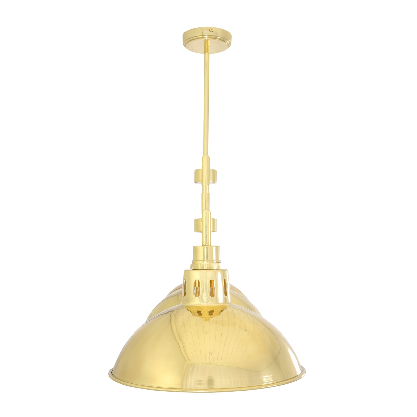 Mullan Lighting Georgia 3-Light Brass Island Chandelier