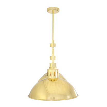 Mullan Lighting Georgia 3-Light Brass Island Chandelier
