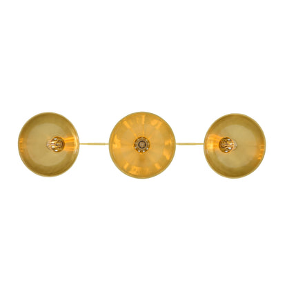 Mullan Lighting Georgia 3-Light Brass Island Chandelier