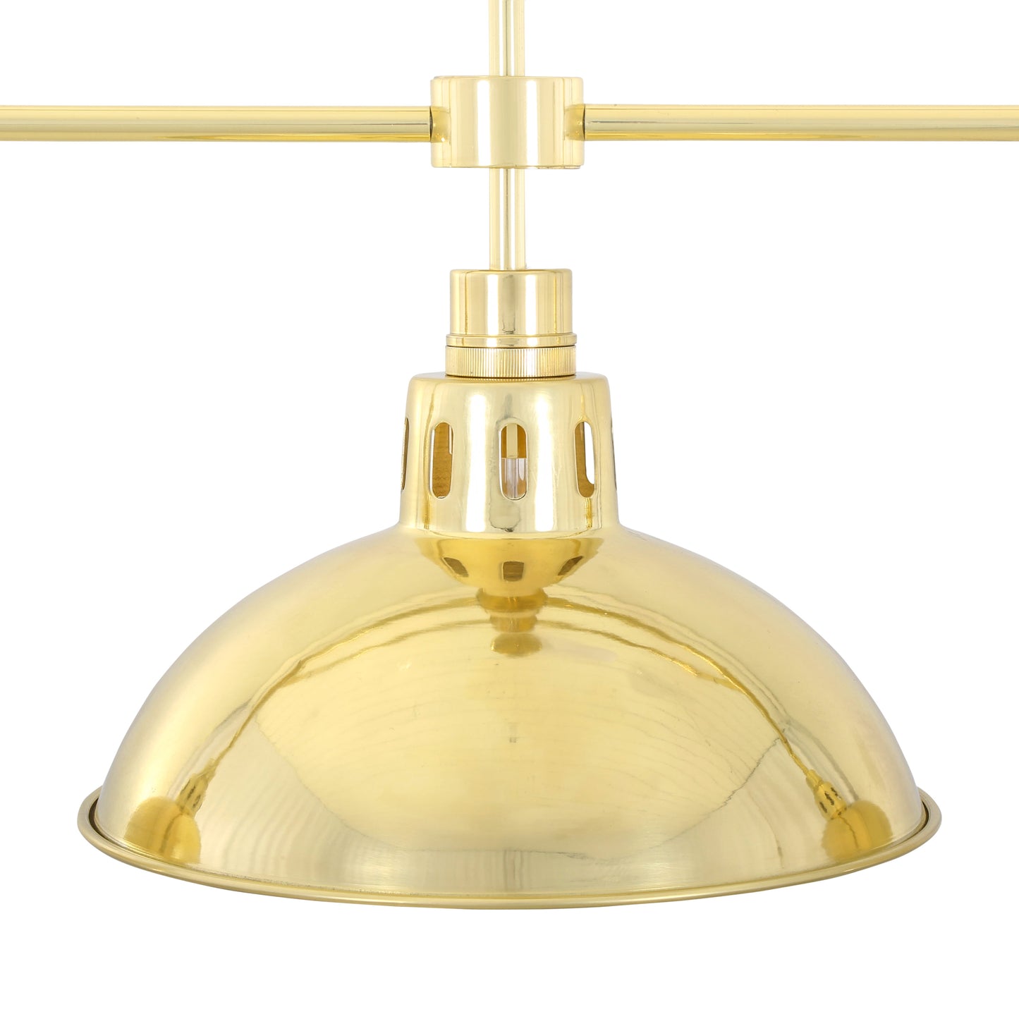 Mullan Lighting Georgia 3-Light Brass Island Chandelier