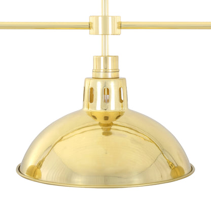 Mullan Lighting Georgia 3-Light Brass Island Chandelier