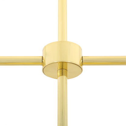 Mullan Lighting Georgia 3-Light Brass Island Chandelier