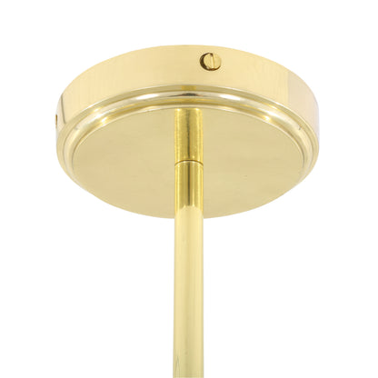 Mullan Lighting Georgia 3-Light Brass Island Chandelier