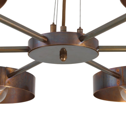 Mullan Lighting Fossa 6-Light Modern Industrial Chandelier