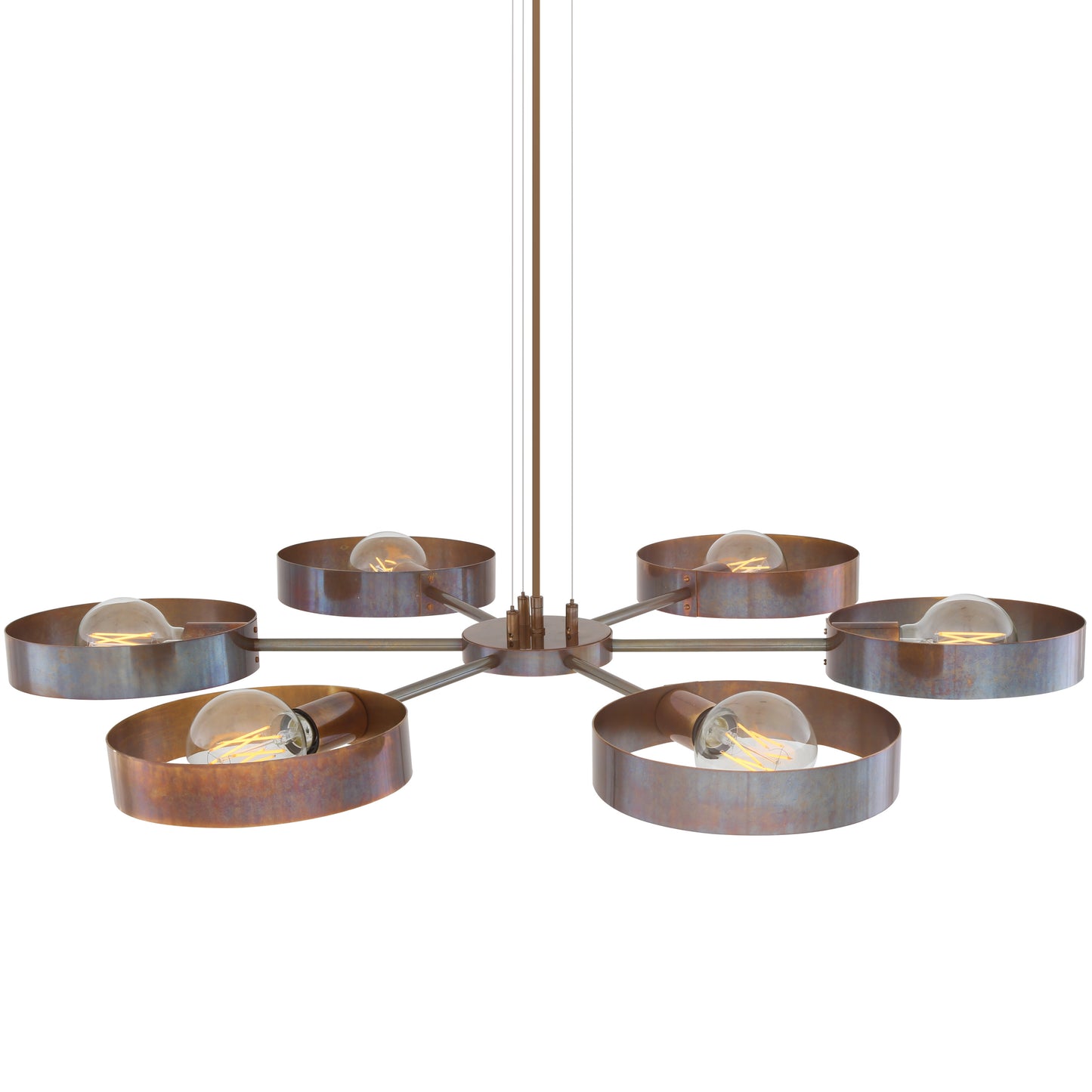 Mullan Lighting Fossa 6-Light Modern Industrial Chandelier