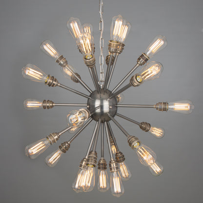 Mullan Lighting Sapporo 29-Light Brass Sputnik Chandelier