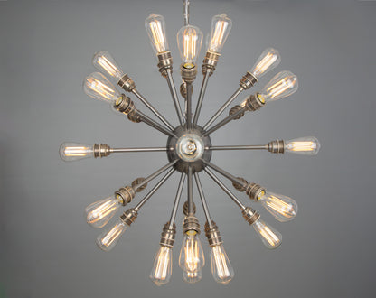 Mullan Lighting Sapporo 29-Light Brass Sputnik Chandelier