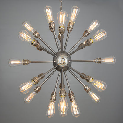 Mullan Lighting Sapporo 29-Light Brass Sputnik Chandelier