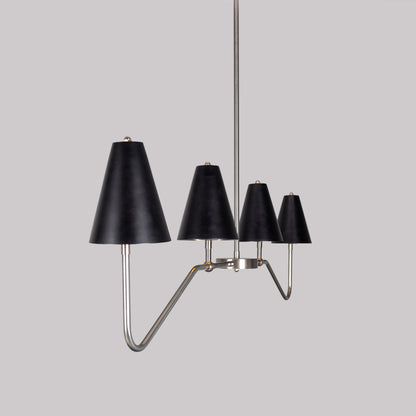 Mullan Lighting Salvador 4-light Island Brass Bar Chandelier