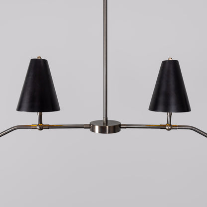 Mullan Lighting Salvador 4-light Island Brass Bar Chandelier