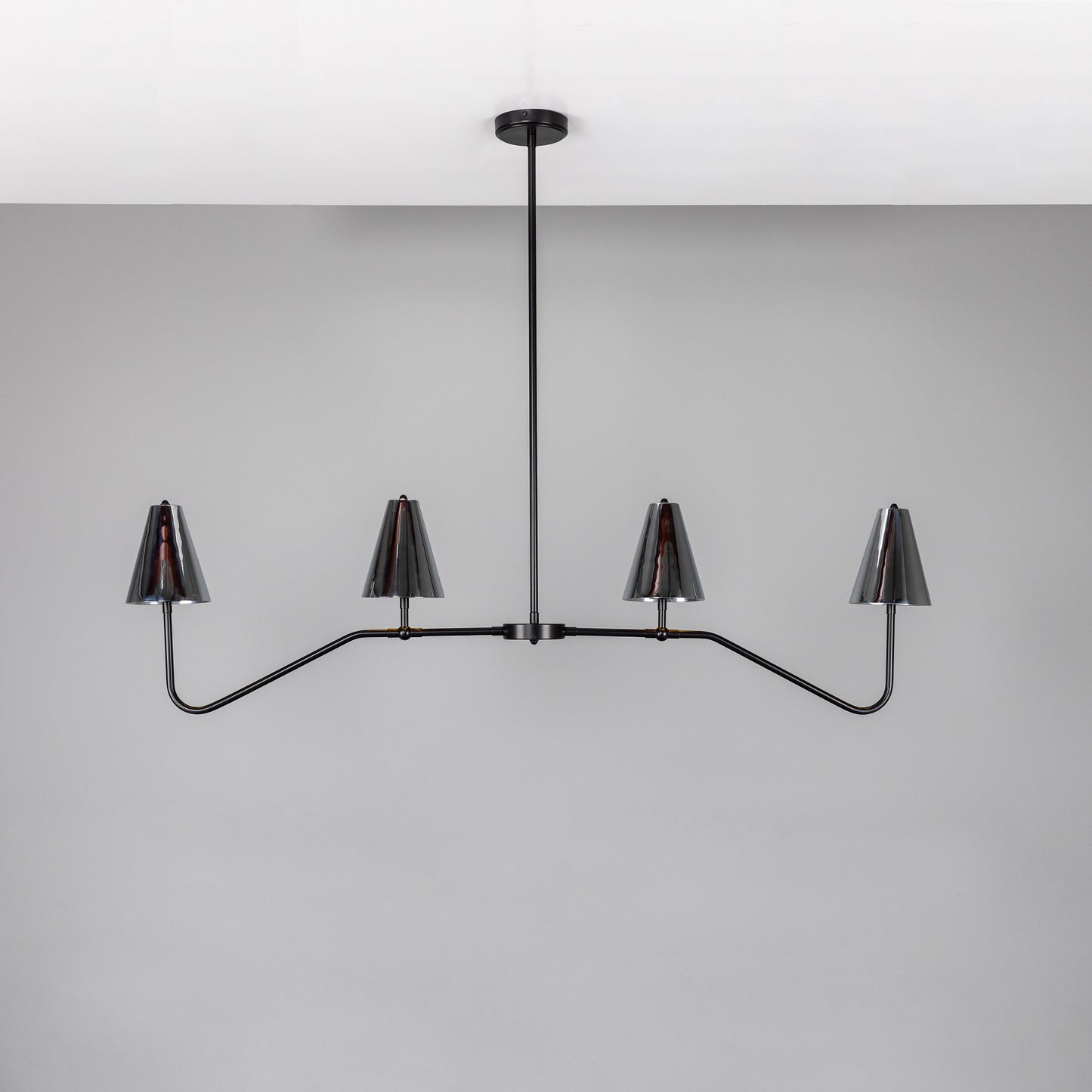 Mullan Lighting Salvador 4-light Island Brass Bar Chandelier