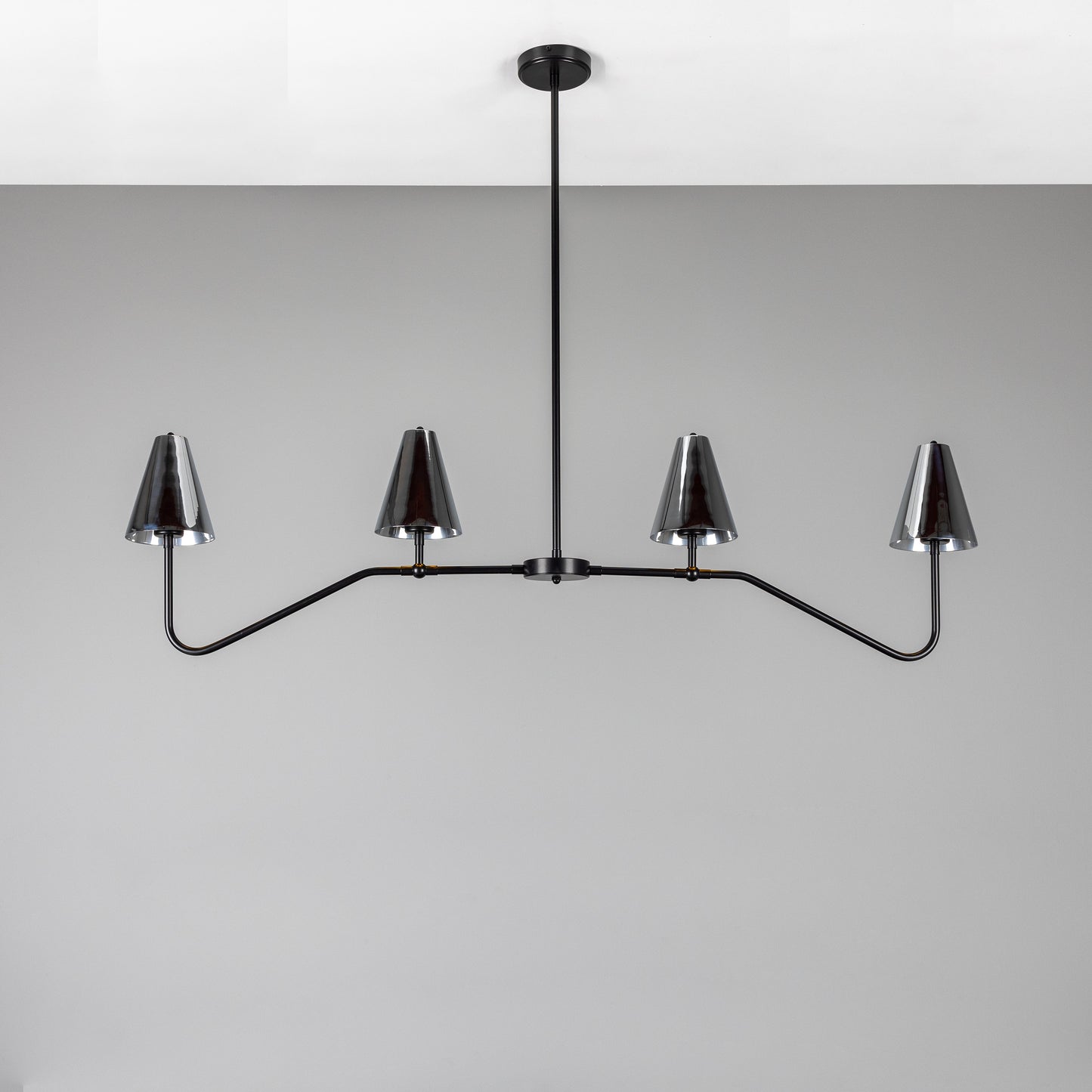 Mullan Lighting Salvador 4-light Island Brass Bar Chandelier