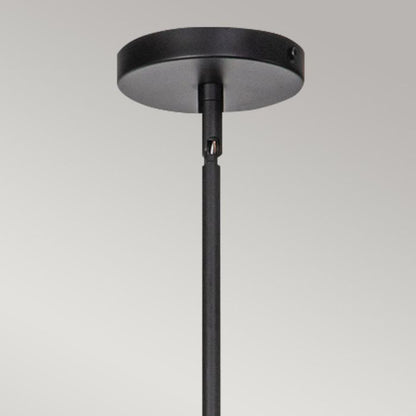 Alora Mood Daphne 6-Light Matte Black & Natural Rope Sputnik Chandelier
