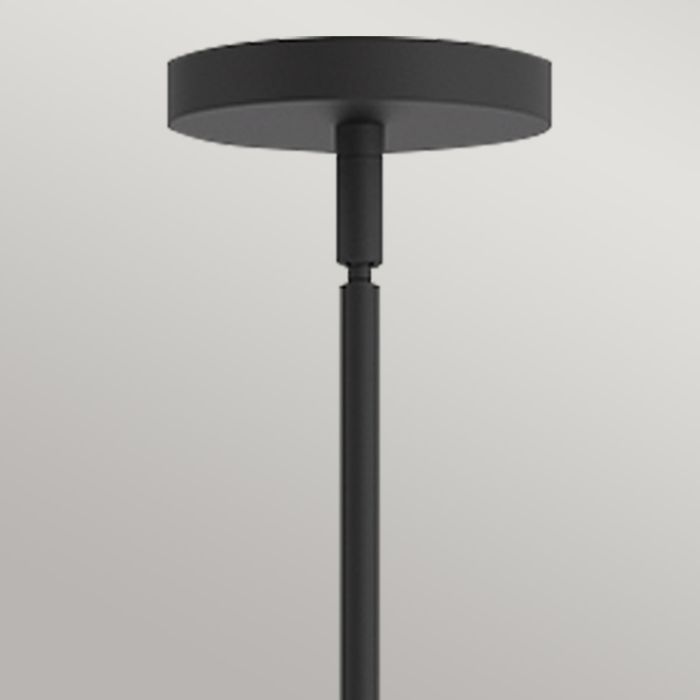Alora Mood Remyck 3-Light Matte Black Modern Chandelier