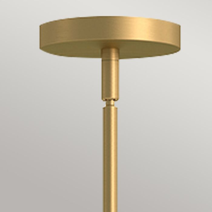 Alora Mood Remyck 3-Light Brushed Gold Modern Chandelier