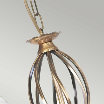 Elstead Lighting Artisan 5-Light Aged Brass Candle Chandelier