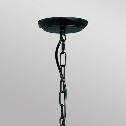 Elstead Lighting Artisan 5-Light Black Candle Chandelier