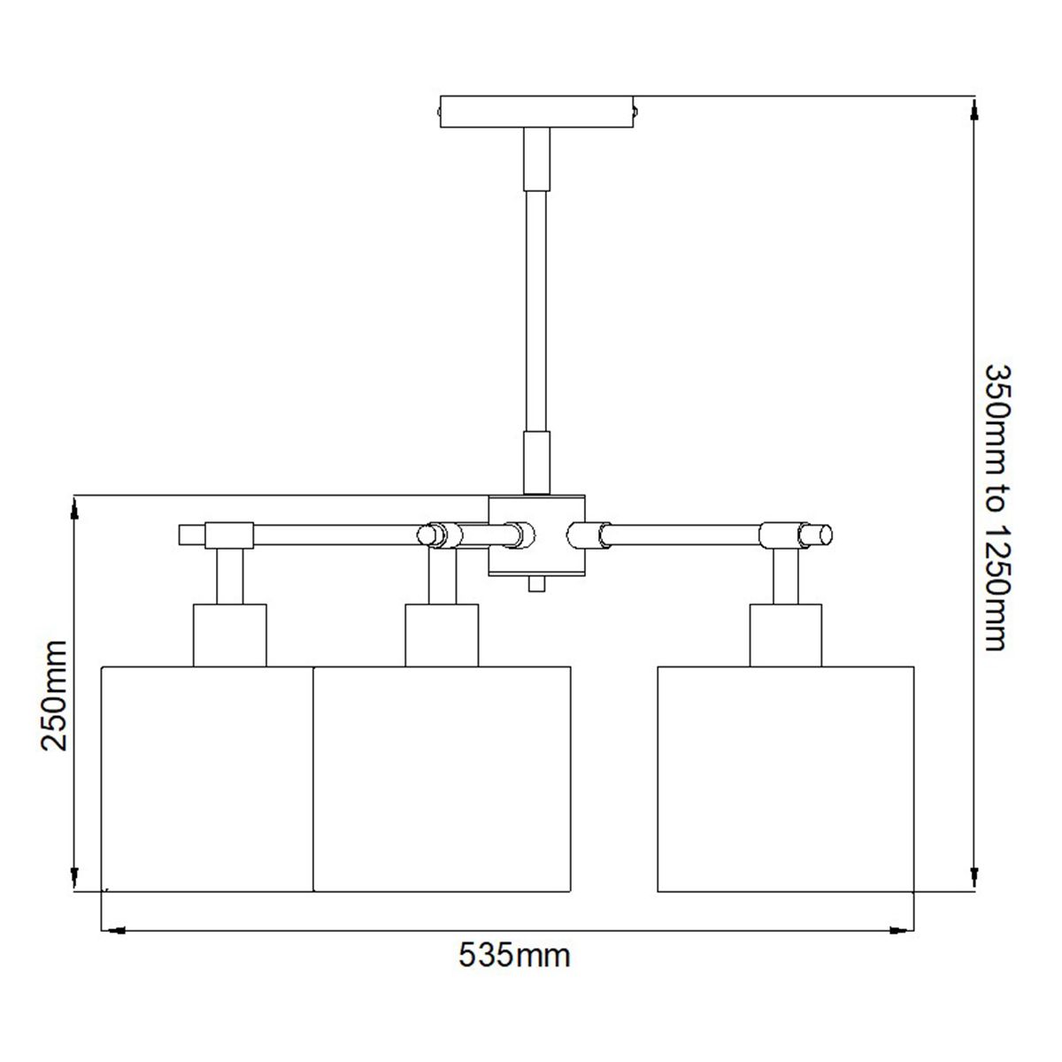 Elstead Lighting Balance 5-Light Brown & Polished Brass Drum Chandelier with Brown Shades