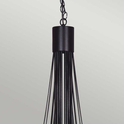 Elstead Lighting Carisbrooke 18-Light Black Candle Chandelier