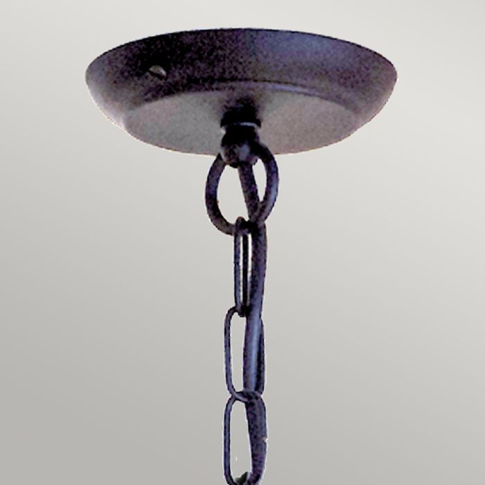 Elstead Lighting Chartwell 5-Light Black Candle Chandelier